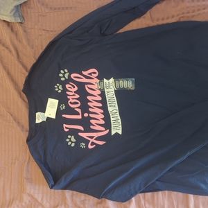 "I love Animals" long sleeve t-shirt
